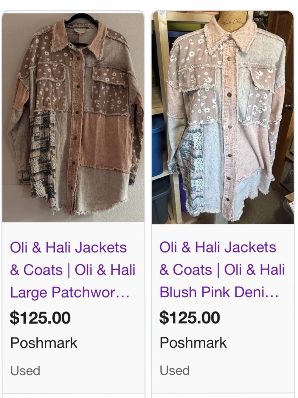 Oli & Hali Denim Patchwork Jacket - Picture 11 of 11